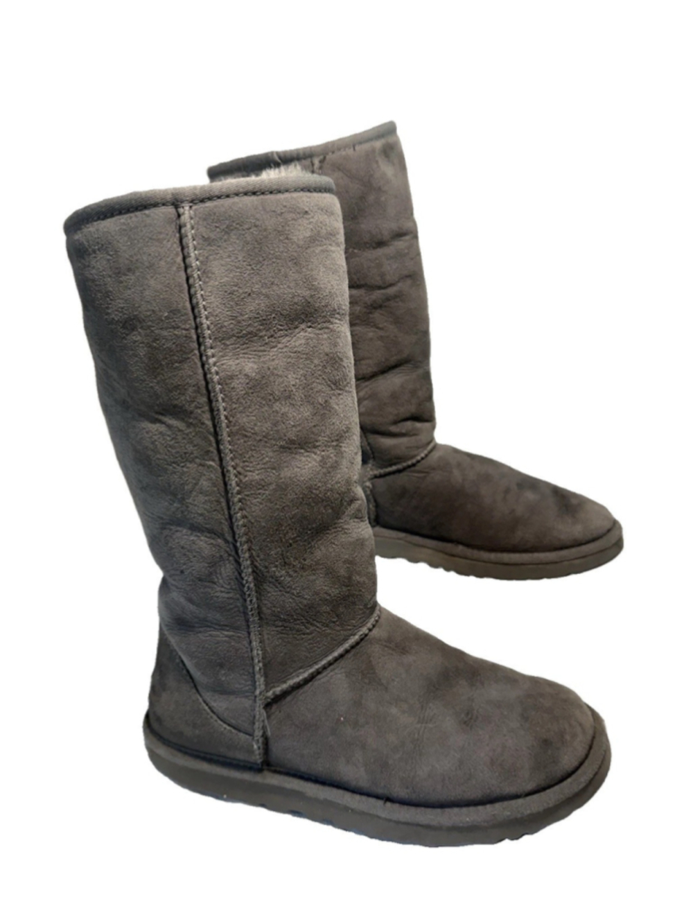 Ugg Australia 5815 Classic Tall Suede Sherling Leather Boots Size 7